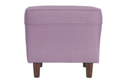 Collection Martha Fabric Footstool - Lilac